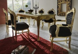 Baroque-de-salle--manger-avec-1-table--rallonge-et-6-chaises-prunkvolles-esszimmerset-verrou-meuble-de-salon-0