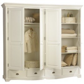 Beaux-Meubles-Pas-Chers-Chambre-Blanche-Complte-Lit-140-Armoire-Chevet-0-1