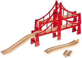 Brio-33683-Circuits-de-train-en-bois-Double-pont-suspendu-0-1