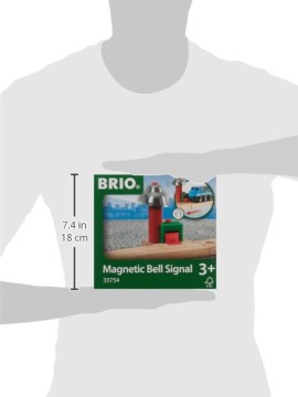 Brio-33754-Circuits-de-train-en-bois-Signal–cloche-magntique-0-3