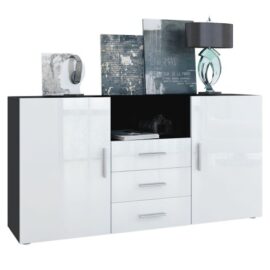 Buffet Commode Skadu en Noir Buffet Commode Skadu en Noir 2