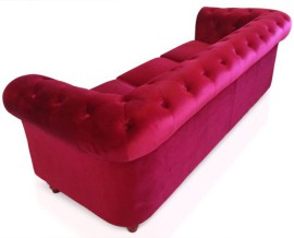 Canape-3-places-Chesterfield-Velours-Rouge-0-0