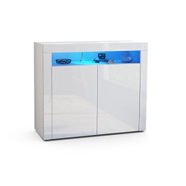 Commode buffet Valencia en Blanc Commode buffet Valencia en Blanc