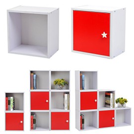 Cube-de-rangement-tagres-armoire-de-rangement-bibliothque-en-panneaux-de-particules-neuf-aux-choix-sans-une-porte-rouge-0