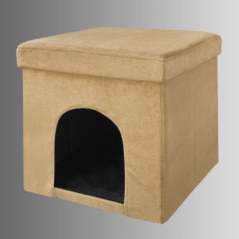 Cube siège de stockage, boîte de siège, tabouret, Cube Coffre de Rangement, Pouf, niche d’animal 37x37x37cm, FSS24 Cube siège de stockage, boîte de siège, tabouret, Cube Coffre de Rangement, Pouf, niche d’animal 37x37x37cm, FSS24 2