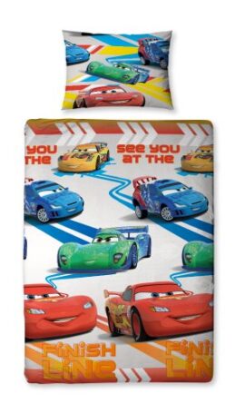 De la vitesse »Disney Cars simple couette Rotary et Set oreiller De la vitesse »Disney Cars simple couette Rotary et Set oreiller