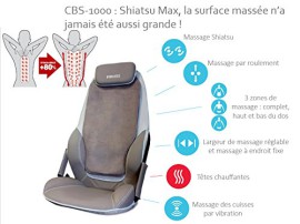 Homedics – CBS1000 – Siege Massage Shiatsu Dos Epaule Homedics – CBS1000 – Siege Massage Shiatsu Dos Epaule 5