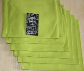 Homescapes 4 Serviettes de table (45 x 45cm) de LUXE. Pur coton ULTRA DOUX. Couleur VERT CITRON Homescapes 4 Serviettes de table (45 x 45cm) de LUXE. Pur coton ULTRA DOUX. Couleur VERT CITRON 2