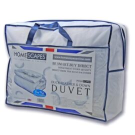 Homescapes Couette naturelle de LUXE, 2 personnes de 200 x 200xcm. Duvet et plumes de canard QUALITE supérieure (550gm²) Homescapes Couette naturelle de LUXE, 2 personnes de 200 x 200xcm. Duvet et plumes de canard QUALITE supérieure (550gm²) 2