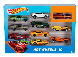 Hot-Wheels-54886-Vhicule-Miniature-Coffret-10-Voitures-Modle-alatoire-0