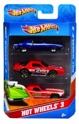 Hot Wheels – K5904 – Véhicule sans Piles – Pack de 3 voitures Hot Wheels – K5904 – Véhicule sans Piles – Pack de 3 voitures