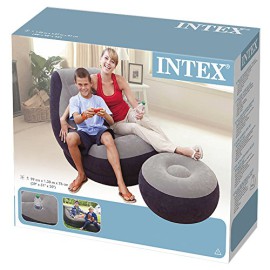 Intex 68564 Set Fauteuil + Pouf Floques Ultra Lounge Intex 68564 Set Fauteuil + Pouf Floques Ultra Lounge 5