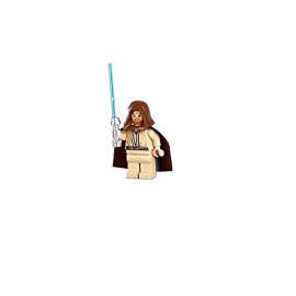 LEGO-Star-Wars-Obi-Wan-Kenobi-Mini-Figurine-Avec-Bleu-Lightsaber-0-0