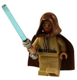 LEGO-Star-Wars-Obi-Wan-Kenobi-Mini-Figurine-Avec-Bleu-Lightsaber-0-1