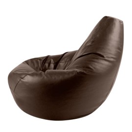 Le-pouf-poire-de-jeux-Hi-BagZ-en-couleur-MARRON-de-faux-cuir-0-0