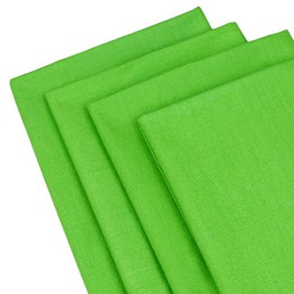 Linge-de-table-Serviettes-Green-Cotton-Dcor-machine-indienne-lavable-Ensemble-de-4-Taille-508-X-508-CM-0-0