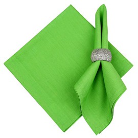 Linge de table Serviettes Green Cotton Décor machine indienne lavable Ensemble de 4 Taille; 50,8 X 50,8 CM Linge de table Serviettes Green Cotton Décor machine indienne lavable Ensemble de 4 Taille; 50,8 X 50,8 CM 4