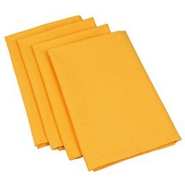 Linge de table Serviettes de table en coton jaune orange Décor indienne Lot de 4 Taille; 50,8 X 50,8 CM Linge de table Serviettes de table en coton jaune orange Décor indienne Lot de 4 Taille; 50,8 X 50,8 CM