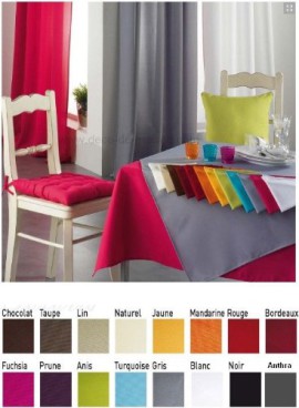 Lot de 3 serviettes de table – Polyester Q6 – 15 couleurs Lot de 3 serviettes de table – Polyester Q6 – 15 couleurs 2