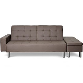 Menzzo-Contemporain-Clic-Clac-Canap-Lit-avec-Banquette-Coffre-Maori-Inox-210-x-110-x-77-cm-0