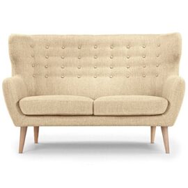 Menzzo Contemporain Depalma Canapé Scandinave 2 Places Bois/Tissu 90 x 163 x 105 cm Menzzo Contemporain Depalma Canapé Scandinave 2 Places Bois/Tissu 90 x 163 x 105 cm 3