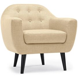 Menzzo Contemporain Fidelio Fauteuil Scandinave Bois/Tissu 85 x 83 x 86 cm Menzzo Contemporain Fidelio Fauteuil Scandinave Bois/Tissu 85 x 83 x 86 cm 3