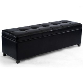 Menzzo Contemporain Nice Banquette-Coffre Bois 44,5 x 140 x 48,5 cm Menzzo Contemporain Nice Banquette-Coffre Bois 44,5 x 140 x 48,5 cm 2