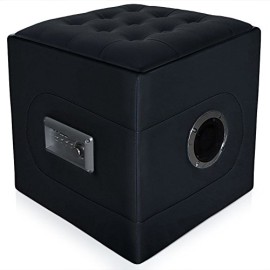 Menzzo Contemporain Sono Pouf avec 2 Enceintes Intégrées Bois 40 x 40 x 45 cm Menzzo Contemporain Sono Pouf avec 2 Enceintes Intégrées Bois 40 x 40 x 45 cm 2