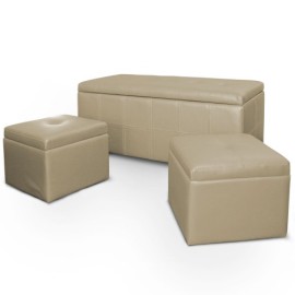 Menzzo-Contemporain-Triange-Banquette-Coffre-2-Poufs-Bois-44-x-885-x-4044-cm-0