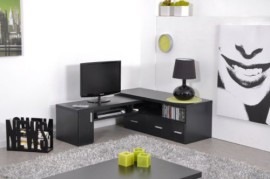 Meuble-TV-extensible-Noir-0-0