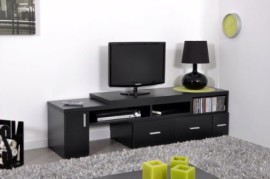 Meuble-TV-extensible-Noir-0