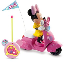 Minnie-180673-Vhicule-Miniature-et-Circuit-Radio-Commande-RC-Minnie-Scooter-0-0