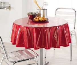 Nappe – Cristal transparent rond – diamètre 180 cm Nappe – Cristal transparent rond – diamètre 180 cm