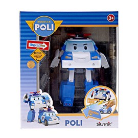 Ouaps-83094-Jouet-De-Premier-Age-Robocar-Vhicule-Transformable-Lumineux-13-Cm-Poli-0-3