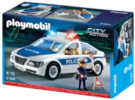 Playmobil-5184-Jeu-de-Construction-Voiture-de-Police-avec-Lumires-Clignotantes-0-2