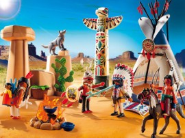 Playmobil-5247-Jeu-de-Construction-Camp-des-Indiens-avec-Tipi-0-0