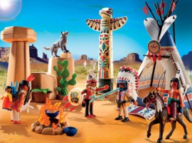 Playmobil-5247-Jeu-de-Construction-Camp-des-Indiens-avec-Tipi-0-2