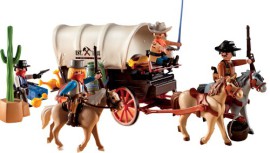 Playmobil-5248-Jeu-de-Construction-Chariot-avec-Cow-Boys-et-Bandits-0-1