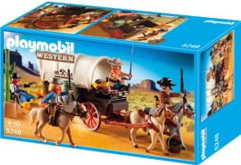 Playmobil-5248-Jeu-de-Construction-Chariot-avec-Cow-Boys-et-Bandits-0-2