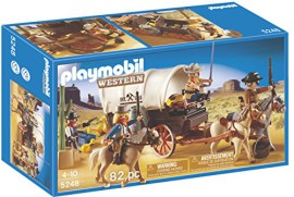 Playmobil-5248-Jeu-de-Construction-Chariot-avec-Cow-Boys-et-Bandits-0