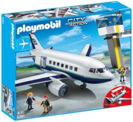 Playmobil-5261-Jeu-de-Construction-Avion-et-Tour-de-Contrle-0