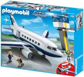 Playmobil-5261-Jeu-de-Construction-Avion-et-Tour-de-Contrle-0-3