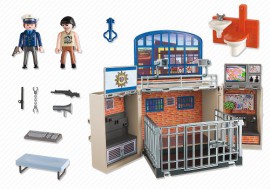 Playmobil-5421-Figurine-Coffre-Poste-De-Police-0-0