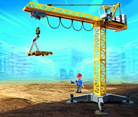 Playmobil-5466-Figurine-Grande-Grue-De-Chantier-Avec-Tlcommande-Infrarouge-0-0