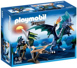 Playmobil-5484-Figurine-Dragon-Avec-Guerrier-0