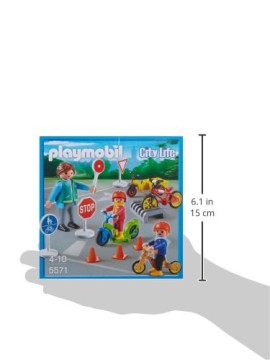 Playmobil-5571-Figurine-Transport-Et-Circulation-Enfants-Avec-Agent-De-Scurit-Routire-0-3