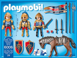 Playmobil – 6006 – Jeu de Construction – Chevalier du Lion Imperial Playmobil – 6006 – Jeu de Construction – Chevalier du Lion Imperial