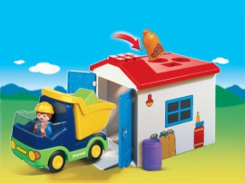 Playmobil-6759-Jeu-de-construction-Camion-avec-garage-0-1