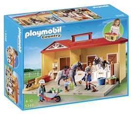 Playmobil-A1502643-Jeu-De-Construction-Ecurie-Transportable-0