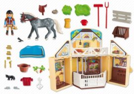 Playmobil-Country-5418-Jeu-de-construction-Ecurie-transportable-0-0